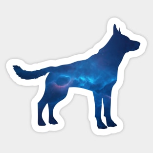 Blue Aurora Sticker